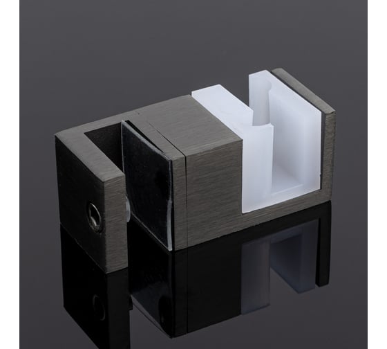 Изображение товара Нижняя направляющая SERVICE PLUS двойная, графит матовый, sus304 N02-402GFM/sus304