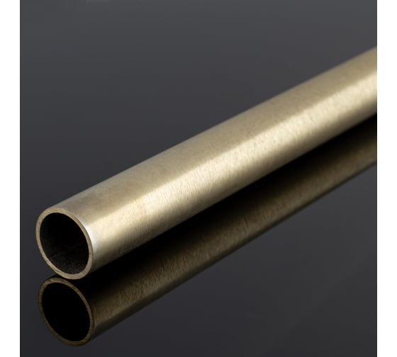 Изображение товара Труба SERVICE PLUS ф19x1.5 мм, 3000 мм, grit 10k, брашированное золото, sus304 Т02-700BMG-GRIT10K/sus304