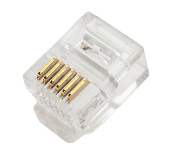 Изображение товара Набор Джек телефонный Pro Legend 6P6C 2 штуки PL1275