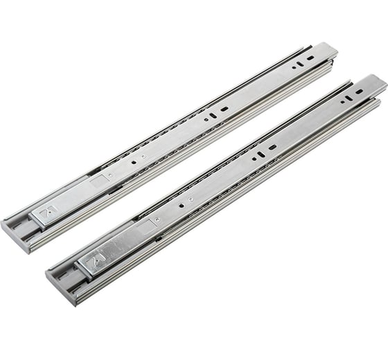 Изображение товара Шариковые направляющие полного выдвижения Lemax PROF с доводчиком + push-to-open, 400 мм DM45-400-D-PO-F