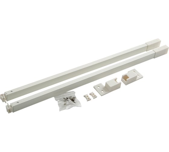 Изображение товара Комплект прямоугольных рейлингов для lembox-s Lemax PROF 500 мм, белый Lembox-R-500-WT-S