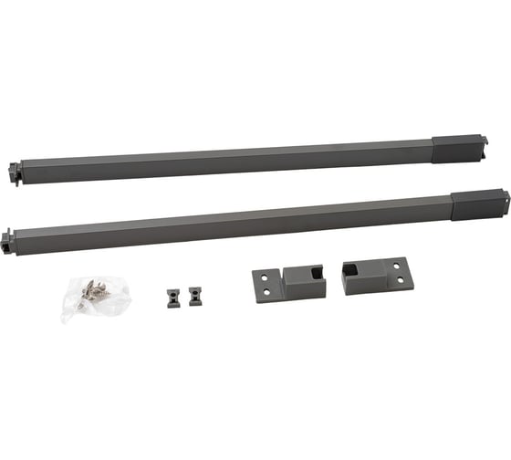 Изображение товара Комплект прямоугольных рейлингов для lembox-s Lemax PROF 450 мм, серый Lembox-R-450-GR-S