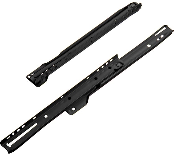 Изображение товара Комплект роликовых направляющих Lemax PROF 250 мм (толщина 0.8 мм), черный NR-08-BL1-250