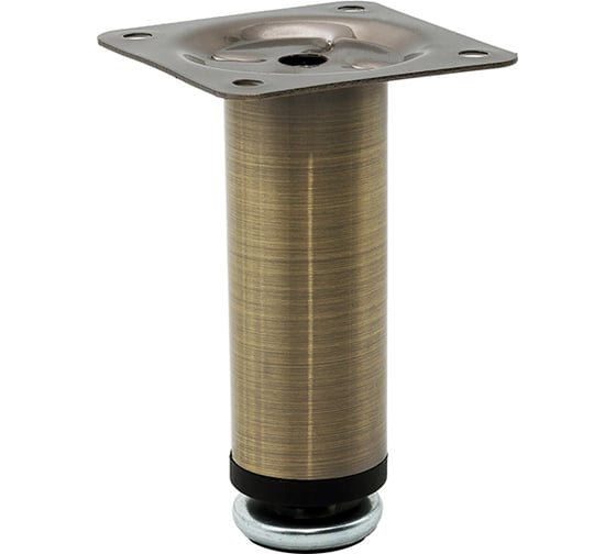 Изображение товара Мебельная регулируемая опора Lemax PROF малая, 100 мм, античная бронза N0010-100 AB