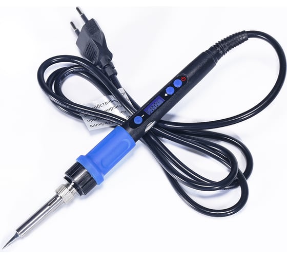 Изображение товара Паяльник ELEMENT с регулировкой температуры 960D (60Вт) 17759