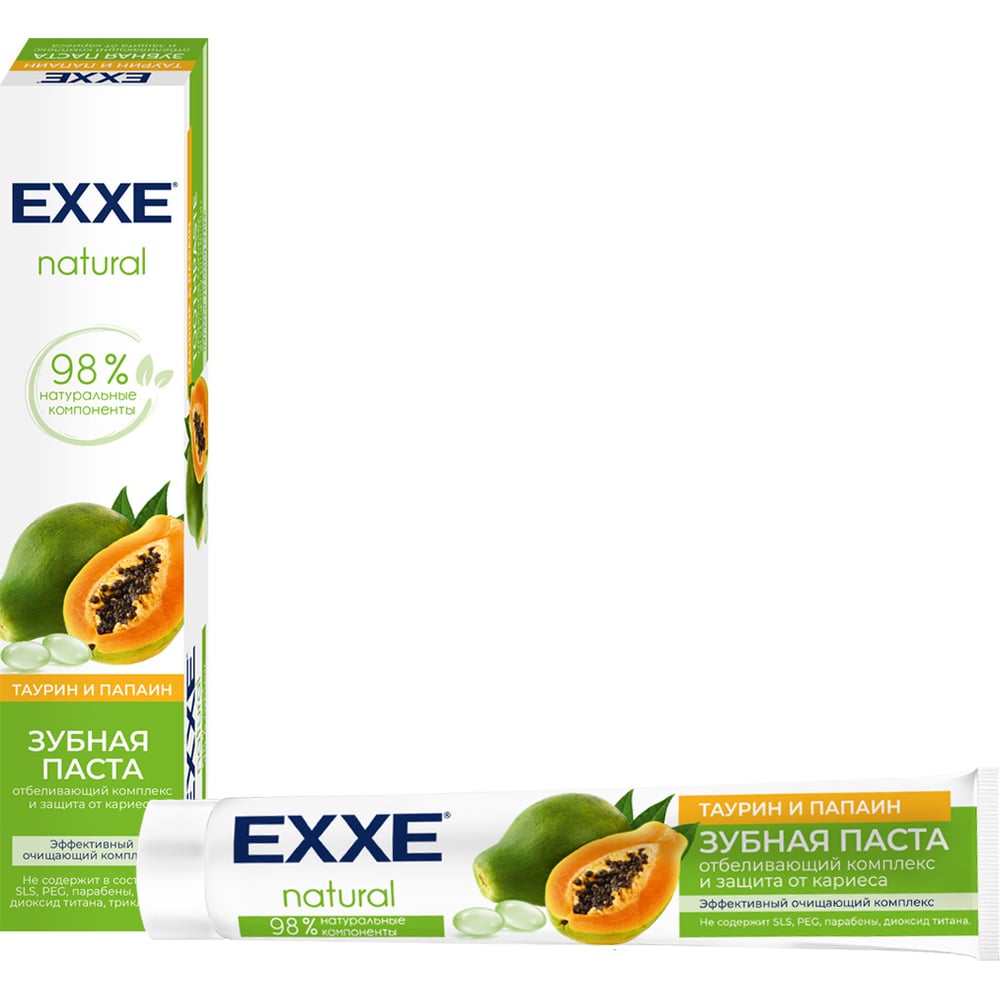 Зубная паста EXXE зубная паста exxe natural таурин и папаин 75 мл