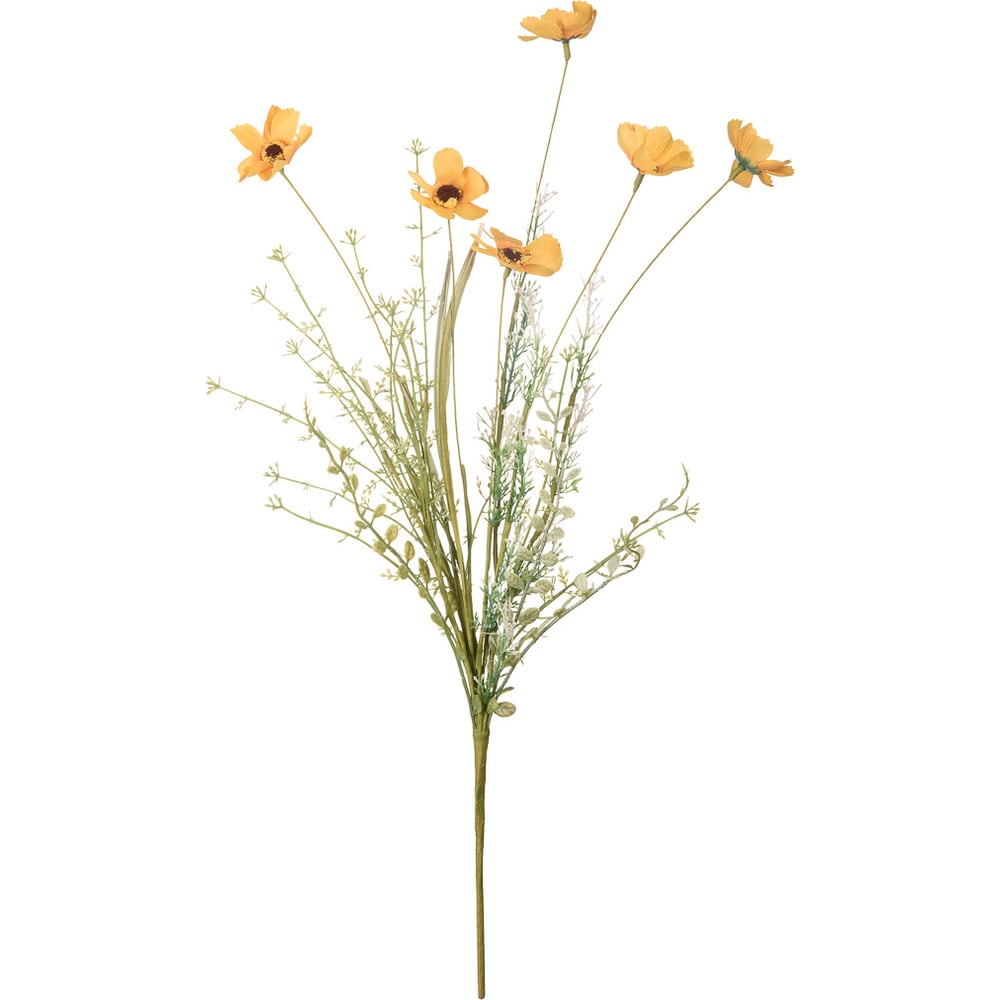 Искусственный цветок Вещицы искусственный цветок вещицы пушистик полевой 65см желтый