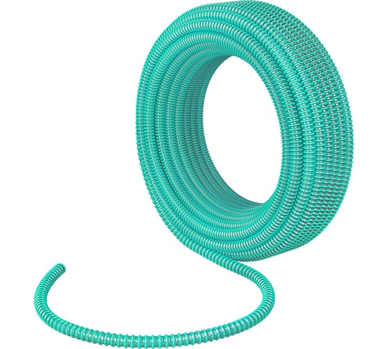 Изображение товара Шланг спиральный армированный напорно-всасывающий (38 мм; 30 м, 10 атм.) Сибртех 67342