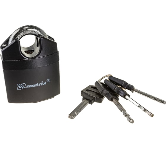 Изображение товара Навесной всепогодный усиленный замок MATRIX 50 мм 91812