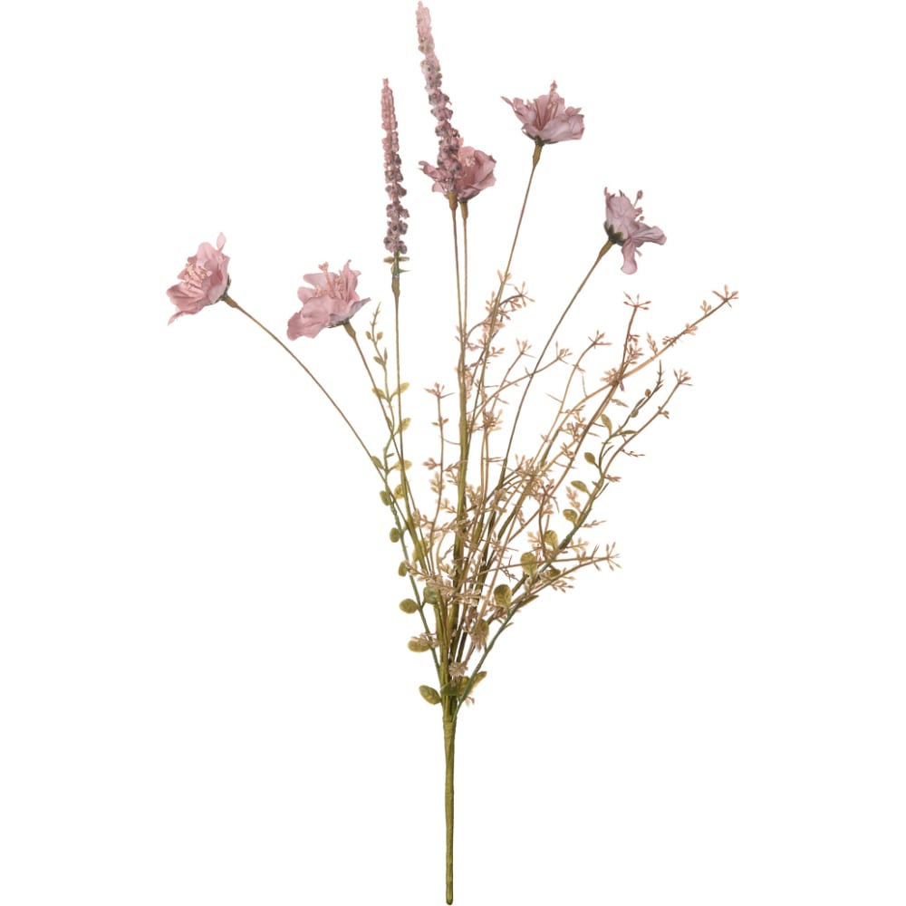 Искусственный цветок Вещицы ы искусственные хризантема премиум 3 5х62 см розовый