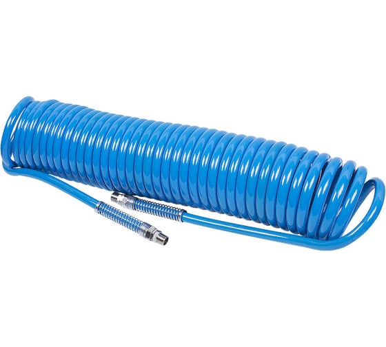 Изображение товара Шланг пневматический спиральный (10х15 мм; 15 м; М3/8") MIGHTY SEVEN SD-23315