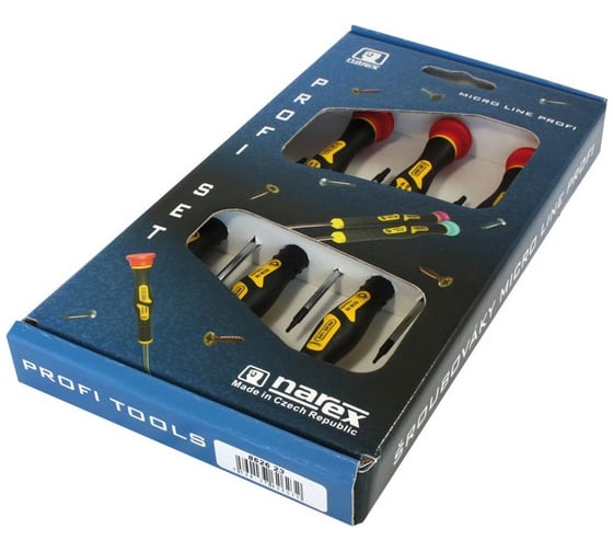 Изображение товара Набор часовых отверток NAREX Micro Line Profi TX 862623