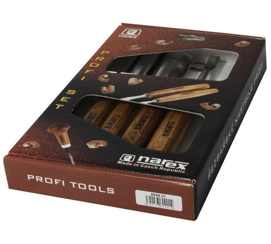 Изображение товара Набор резцов из 4шт NAREX Profi 869901