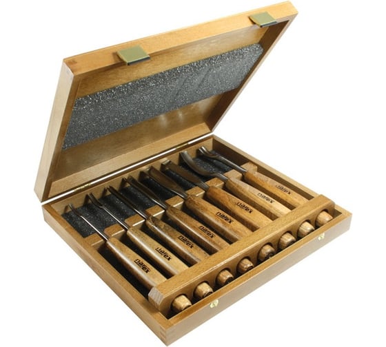 Изображение товара Набор из 8 резцов в деревянной коробке NAREX Profi 868000