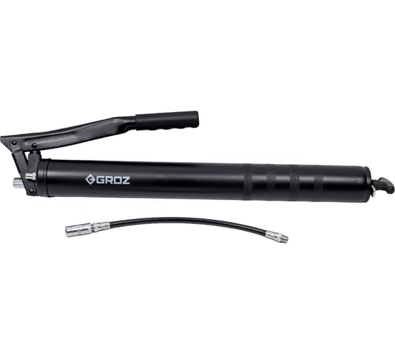 Изображение товара Стандартный рычажный шприц для смазки со шлангом Groz G11F/B GR42565