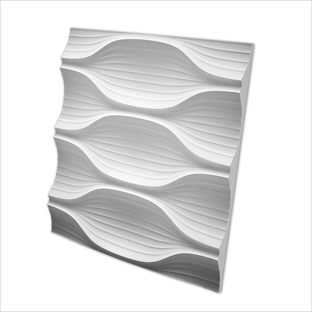 Гипсовые стеновые панели Artpole, цвет белый M-0010 3D BLADE - фото 1