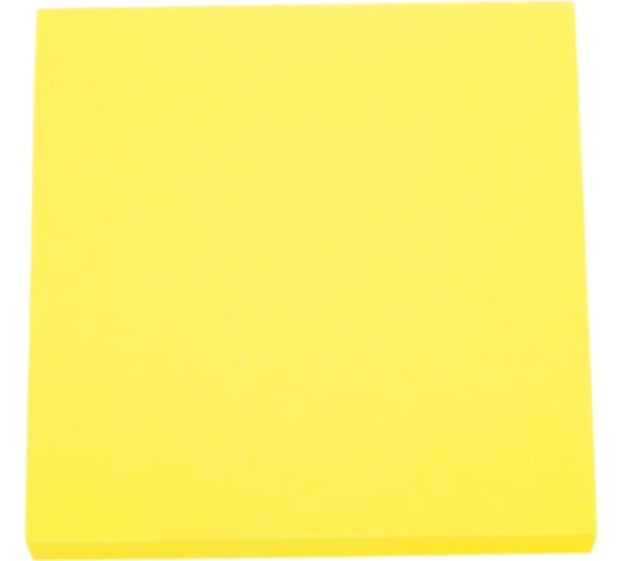 Изображение товара Стикеры Attache Economy 76x76 мм неоновый желтый, 1 блок, 100 листов 1261846