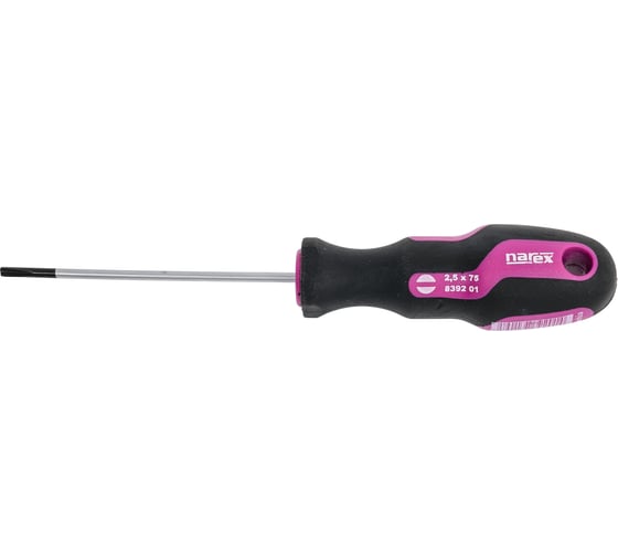 Изображение товара Электромеханическая отвертка NAREX ШЛИЦ S Line Profi 2.5х75мм 839201