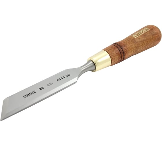 Изображение товара Косая правая стамеска с ручкой NAREX WOOD LINE PLUS 26 мм 811126