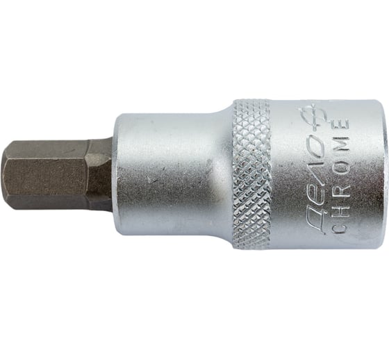 Изображение товара Головка со вставкой 1/2" шестигранной 9 мм, длина 55мм Дело Техники 625009