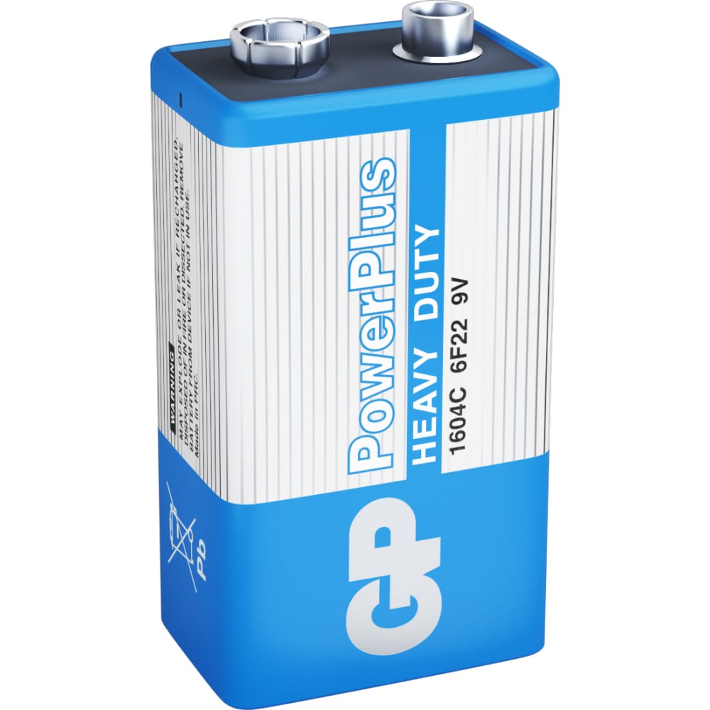 Солевая батарейка GP батарейка tdm electric 9v 6lr61 6f22 народная zinc carbon солевая 9 в спайка sq1702 0023