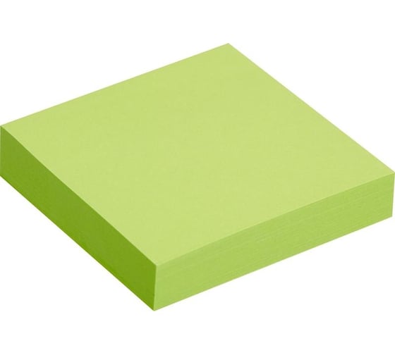 Изображение товара Стикеры Attache Economy 51x51 мм неоновый зеленый, 1 блок, 100 листов 1266184