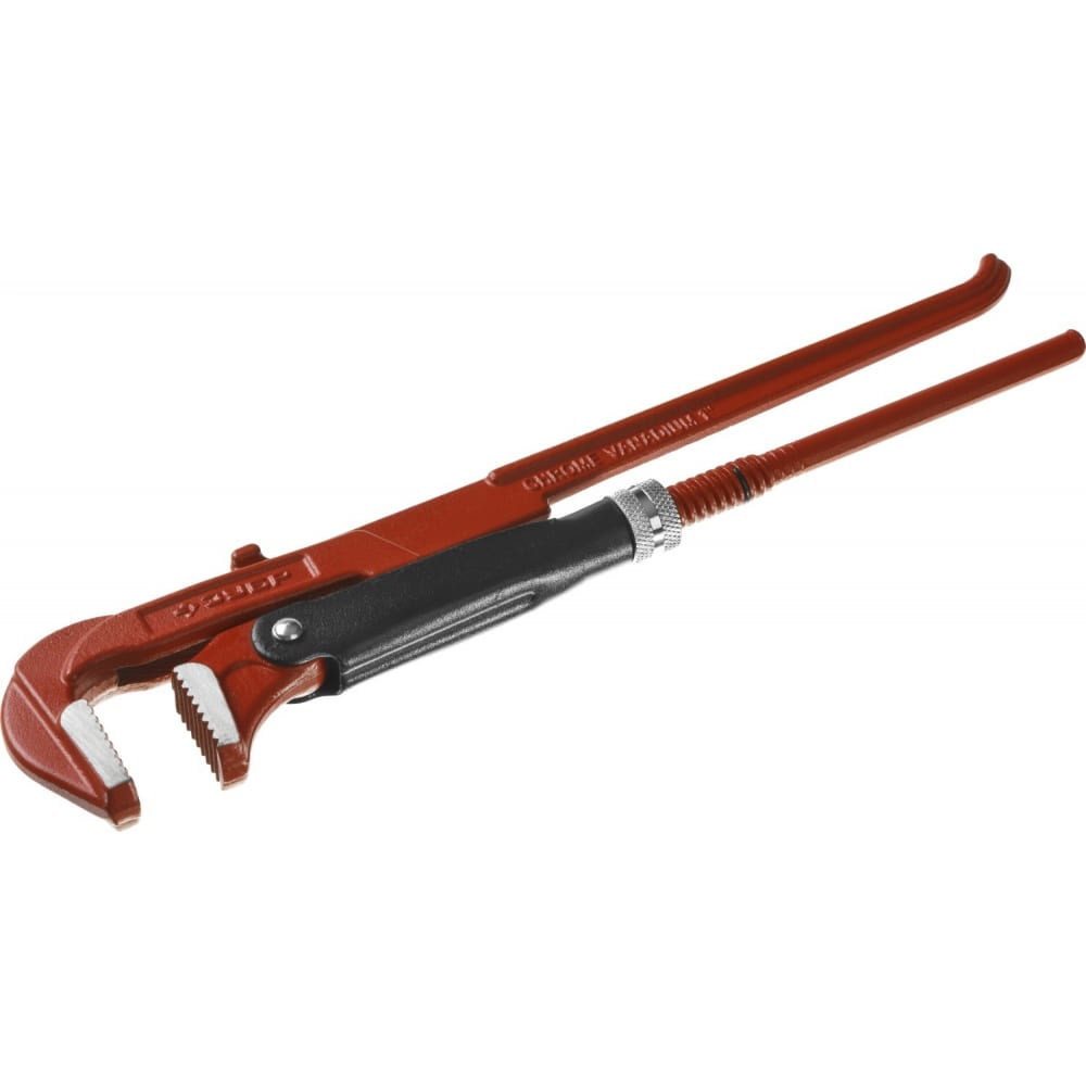 Рычажный трубный ключ ЗУБР ключ трубный газовый рычажный s 1045 0381 захват 40 мм длина 420 мм