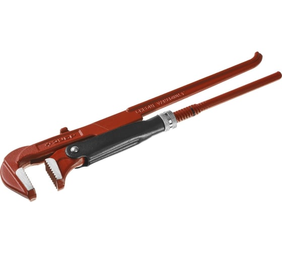 Изображение товара Трубный ключ Зубр рычажный, прямые губки, цельнокованный, № 1, 1" 27314-1 27314-1