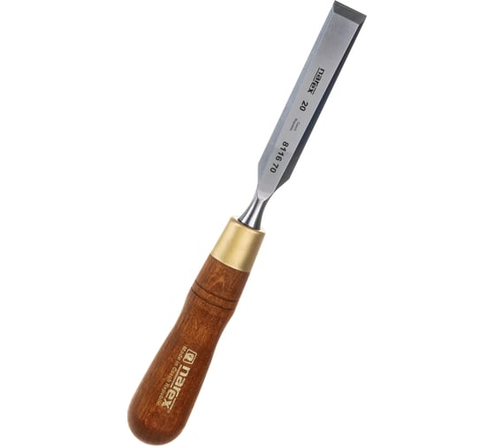 Изображение товара Плоская стамеска с ручкой NAREX WOOD LINE PLUS 20 мм 811670