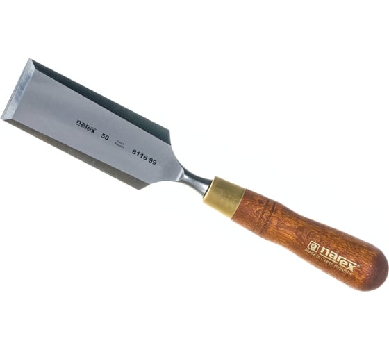 Изображение товара Плоская стамеска с ручкой NAREX WOOD LINE PLUS 50 мм 811699