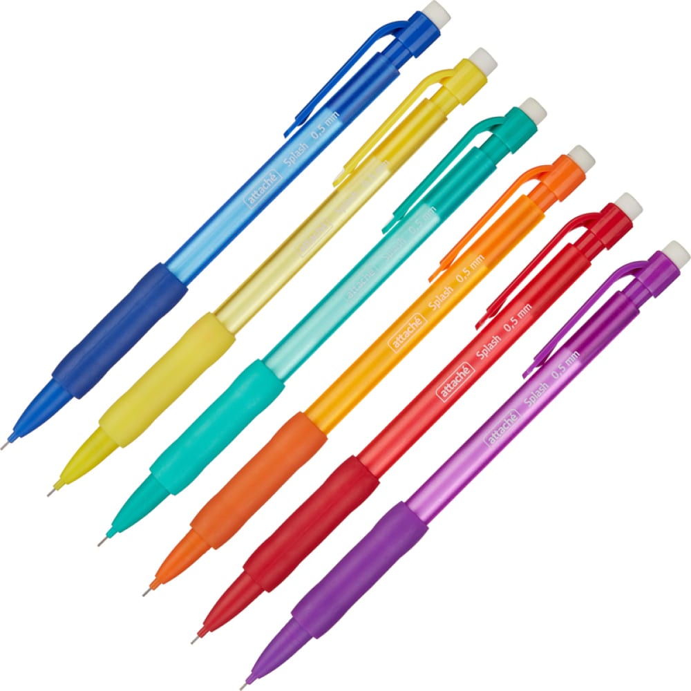 Механический карандаш Attache карандаш механический нв 0 5 мм erichkrause trio pastel с ластиком микс