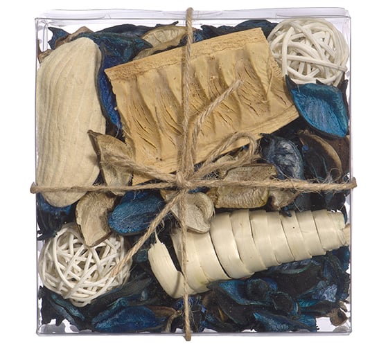 Изображение товара Набор сухоцветов из натуральных материалов Вещицы HANDY HOME с ароматом морского бриза, 130х130х60, короб YW-SUH20