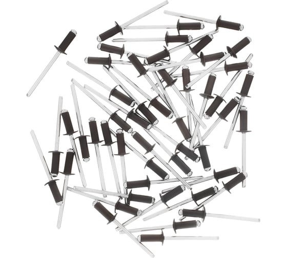 Изображение товара Заклепки RAL 8017 (4.0х10 мм; темно-коричневый) 50 шт. MATRIX 40680