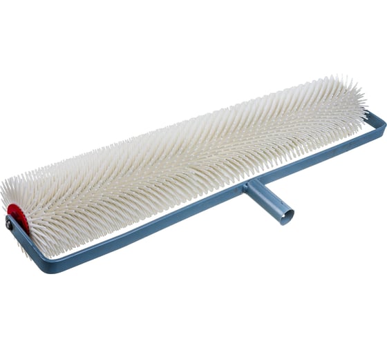 Изображение товара Игольчатый валик по бетону на металлической рамке Зубр МАСТЕР 105х600 мм 03954-60