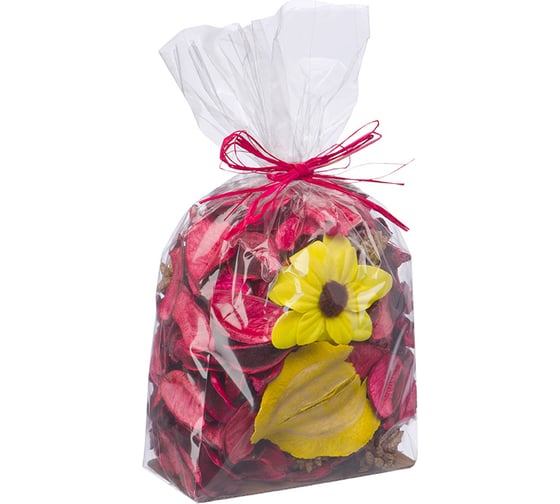 Изображение товара Набор сухоцветов из натуральных материалов Вещицы HANDY HOME с ароматом клубники, 100х75х155, пакет YW-SUH47