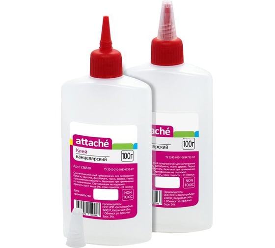 Изображение товара Канцелярский синтетический клей Attache 100 мл 1226620