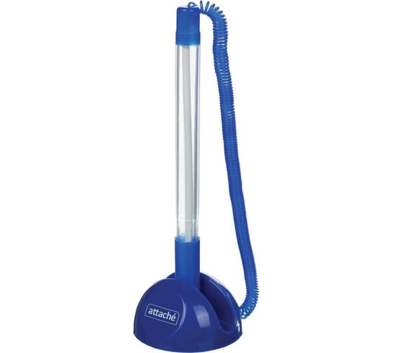 Изображение товара Шариковая ручка Attache на подставке цвет чернил синий с пружиной, 0.35 мм 1240599