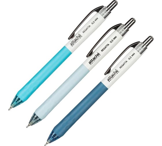 Изображение товара Автоматическая шариковая ручка Attache Selection Regatta синяя, 0.5 мм 1098089