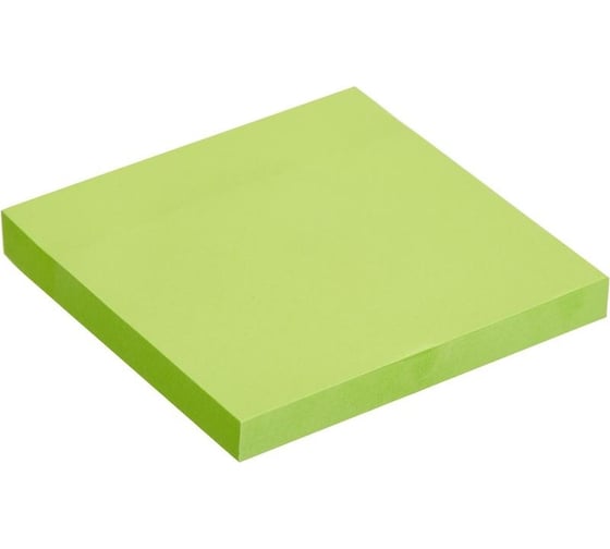 Изображение товара Стикеры Attache Economy 76x76 мм неоновый зеленый, 1 блок, 100 листов 1261847