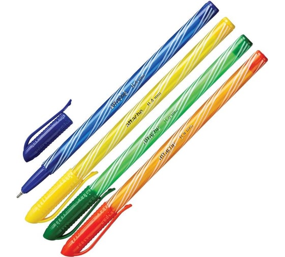 Изображение товара Неавтоматическая шариковая ручка Attache Economy синяя, корпус в ассортименте, 0.4 мм 1175437