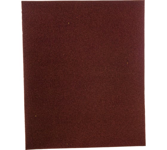 Изображение товара Лист шлифовальный СТАНДАРТ на бумажной основе, водостойкий (5 шт; 230х280 мм; Р80) Зубр 35417-080