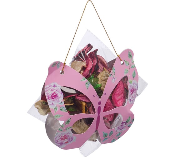 Изображение товара Набор сухоцветов Вещицы lemax из натуральных материалов, с ароматом розы, 140х140х30 YW-SUH37