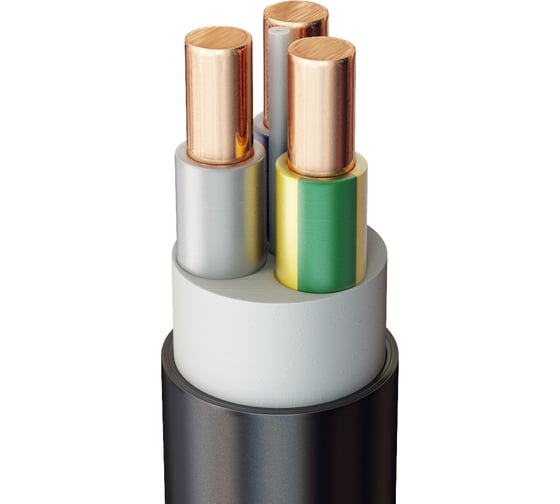 Изображение товара Кабель ВВГнг(А)-LS 3x6 ок(N,PE) 0,66 кВ (бухта 50 м) P160230G2000310-05