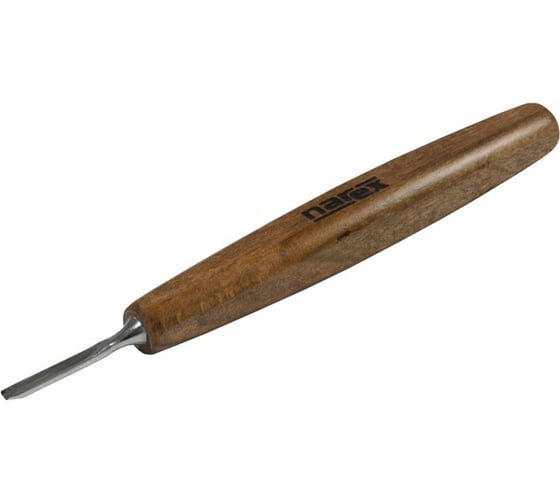 Изображение товара Резец для мелкой резьбы по дереву NAREX PROFI полукруглый 4х40 мм 824314