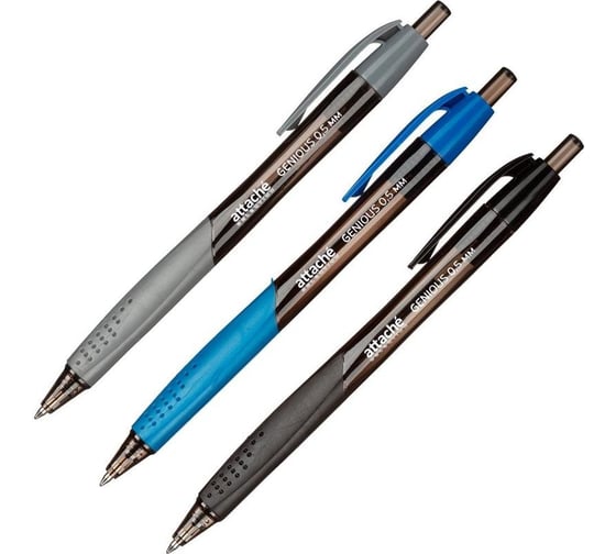 Изображение товара Автоматическая шариковая ручка Attache Selection Genious синяя, 0.5 мм 1098085