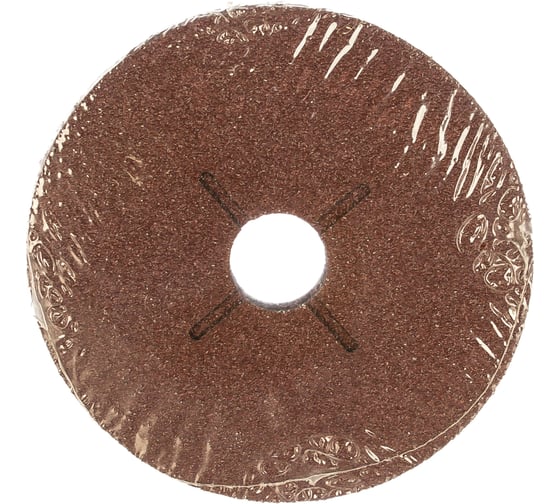 Изображение товара Круг шлифовальный ПРОФИ фибровый (5 шт; 115х22 мм; P40) для УШМ Зубр 35585-115-040