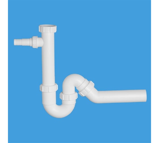 Изображение товара Сифон McAlpine без выпуска ф-40-40/40 P/S-образный с носиком MRSK6