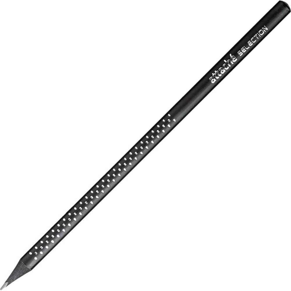 Чернографитный заточенный карандаш Attache Selection шестигранный чернографитный карандаш attache selection