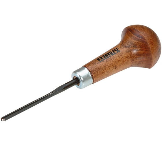 Изображение товара Резец для резьбы по дереву и линолеуму NAREX полукруглый 1х70 мм 823200