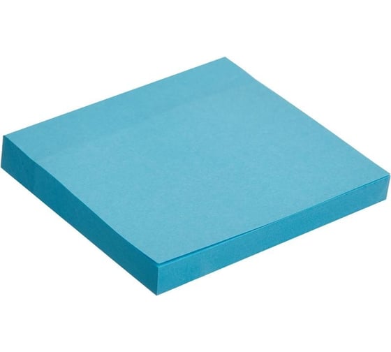 Изображение товара Стикеры Attache Economy 76x76 мм неоновый синий, 1 блок, 100 листов 1261848